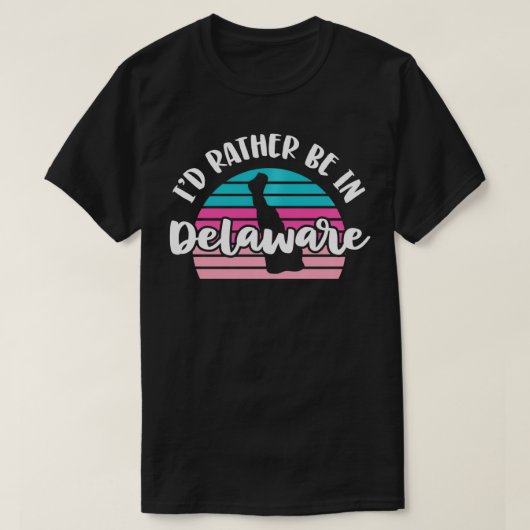 I'd Rather Be In Delaware Pullover (Design devant)