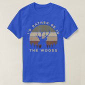 Id Rather Be In the Woods Deer Hunting T-shirt (Design voorkant)