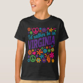 I'd Rather Be In Virginia T-shirt (Voorkant)