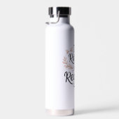 I'd Rather Be Reading – Pastel Quote Water Bottle Waterfles (Rechts)