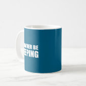 I'd Rather Be Sleeng - Pular Funny Quote  Koffiemok (Voorkant links)