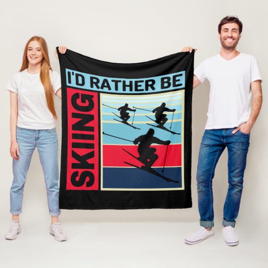 ID RATHER IS SKIES FLEECE DEKEN (In situ)