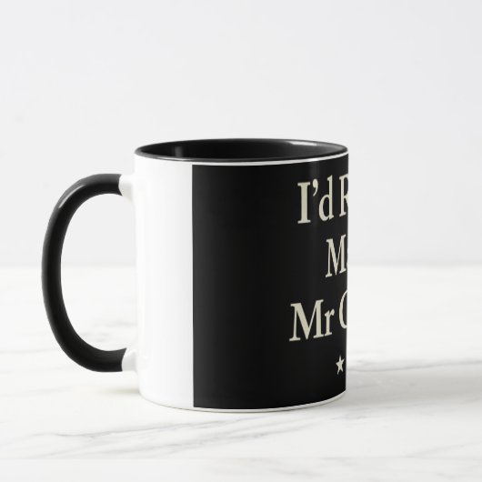 id rather marry mr collins mug (Gauche)