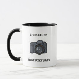 I'd Rather Take Pictures – Photography Lover Gift Mok