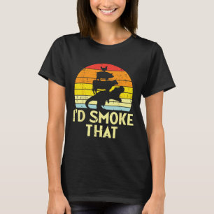 ID Rook dat kippendraf Trex Retro Dinosau T-shirt