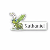 ID Schattigee sprinkhaan Sticker (Voorkant)