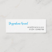 ID Series Great Dane Mini Visitekaartje (Achterkant)