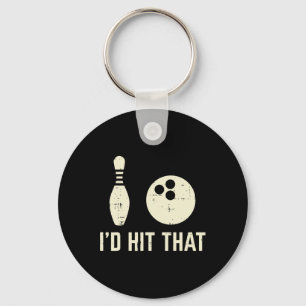 Id sloeg die bowlingspeler Grappig Gezegde bowler Sleutelhanger