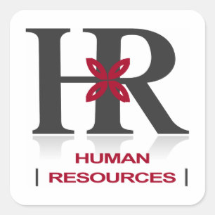 ID-sticker: 'We are HR' Vierkante Sticker
