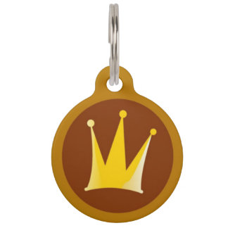 ID-tag koninklijk kroonhuisdier Huisdierpenning