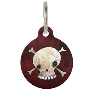 ID-tag "Skull and Crossbones" Huisdierpenning