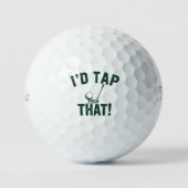 I'd Trap That Funny Golfing Sarcastic Sayings Golf Golfballen (Voorkant)