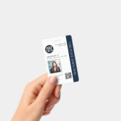 ID van bedrijfsmedewerker Aangepaste QR-code Foto Badge (Handheld)