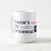 Ida B. Stemming vrouwen 100 jaar Jubileum Koffiemok (Voorkant links)