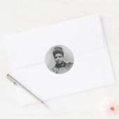 Ida B Wells-Afbeelding Ronde Sticker (Envelop)