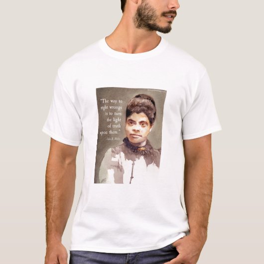 IDA B Wells and "Truth" Quote T-shirt (Voorkant)