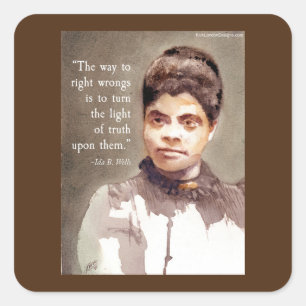 Ida B Wells & Autocollants de citation