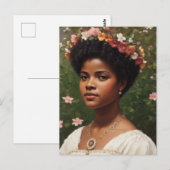 Ida B Wells Bloemenkunst eerbetoon Briefkaart (Voorkant / Achterkant)