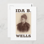 Ida B. Wells Briefkaart (Voorkant / Achterkant)