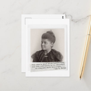 Ida B. Wells Quote - Grote zwarte vrouwen in de ge Briefkaart