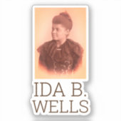 Ida B. Wells Sticker (Voorkant)