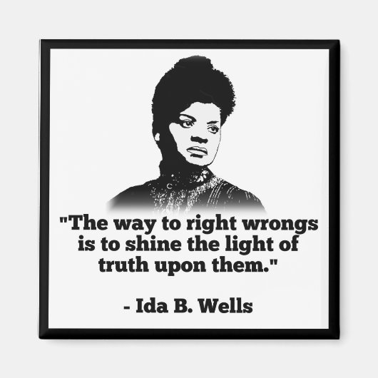 Ida Wells Magnet Magneet (Voorkant)