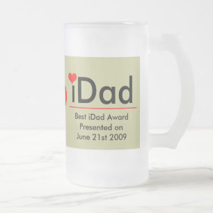 iDad-Best iDad Award Wijzigen naar huidig jaar Matglas Bierpul