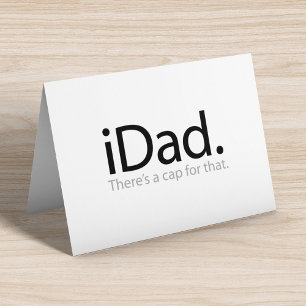 iDad - Er is een pet voor dat (i Dad) Feestdagen Kaart