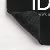 iDad (i Dad) Mousepad - Vaderdag Gift Muismat (Hoek)