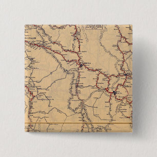 Idaho 2 vierkante button 5,1 cm