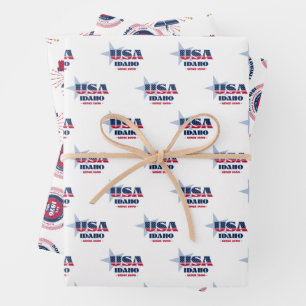 Idaho, 50 staten, Liberty Bell Inpakpapier Vel