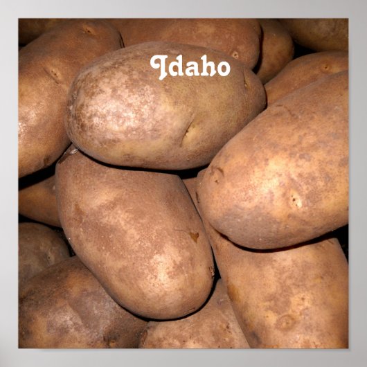Idaho aardappelen poster (Voorkant)