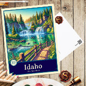 Idaho | Anime Style Cel Shaded Briefkaart