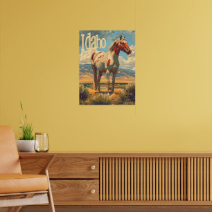 Idaho Appaloosa Paard Poster