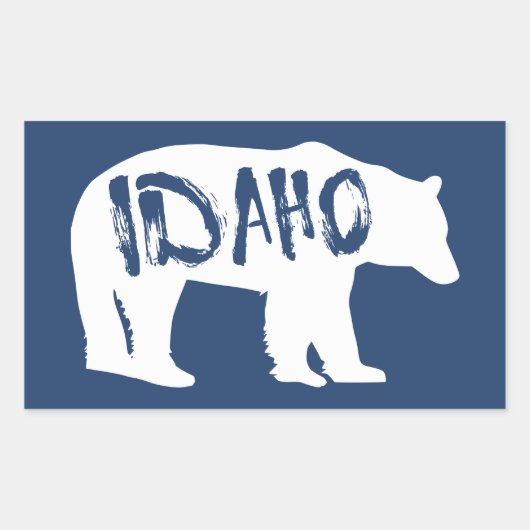 Idaho Beer Rechthoekige Sticker (Voorkant)