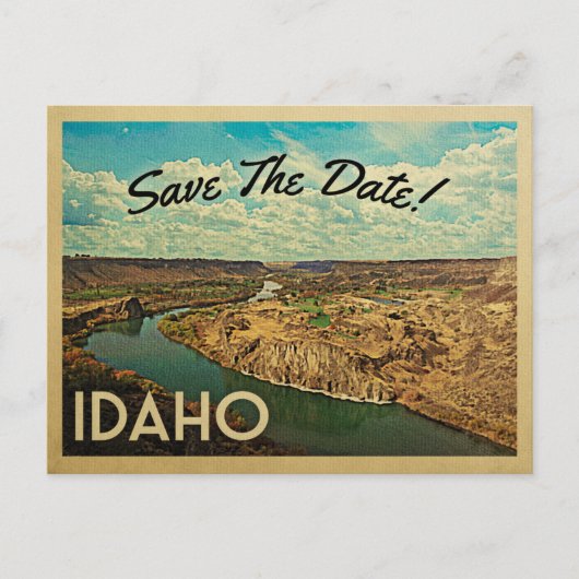 Idaho bewaart de Briefkaarten Datum (Voorkant)