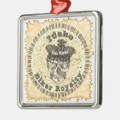 Idaho Biker Metalen Ornament (Links)