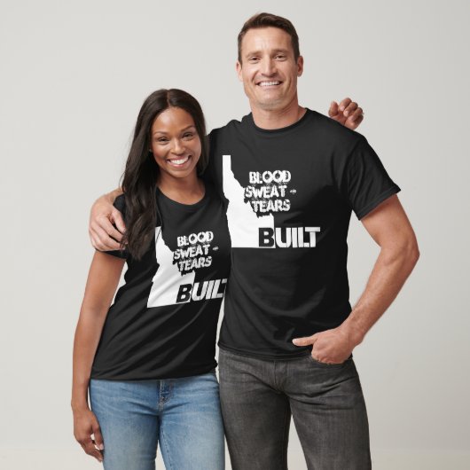 Idaho bouwt Klassiek (wit) T-shirt (Unisex)