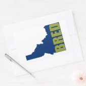 Idaho Bred Rechthoekige Sticker (Envelop)