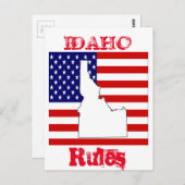 IDAHO BRIEFKAART (Voorkant / Achterkant)
