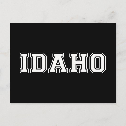 Idaho Briefkaart (Voorkant)