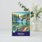 Idaho | Carte postale ombragée style Anime (Debout devant)