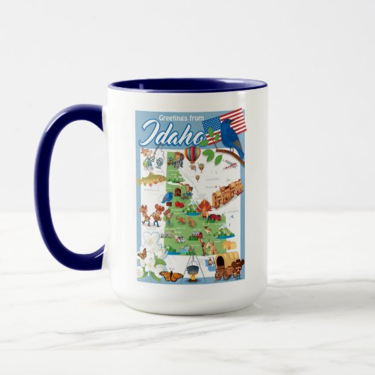Idaho Cartoon Map Mok (Links)