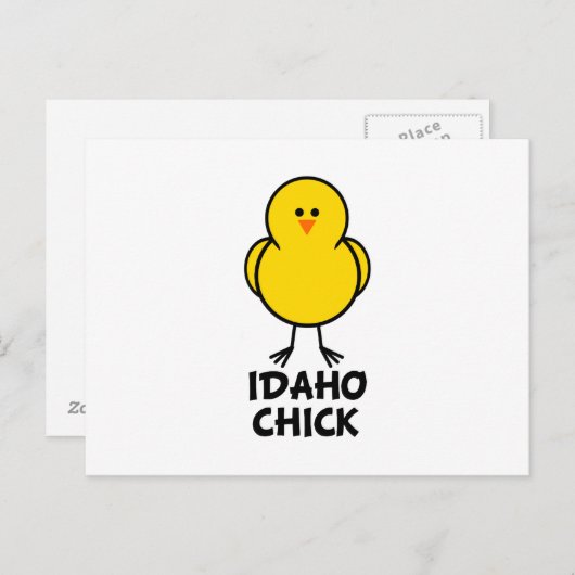 Idaho Chick Briefkaart (Voorkant / Achterkant)
