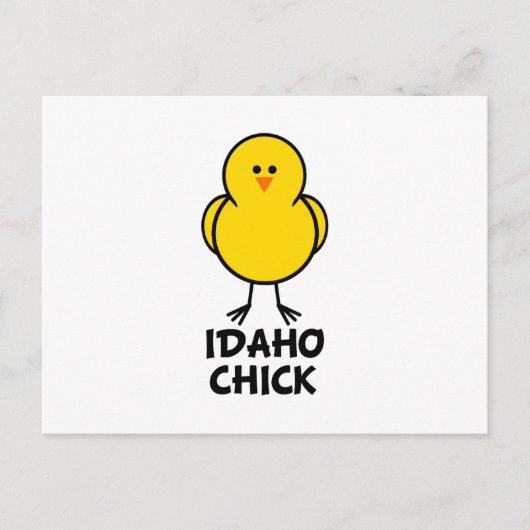 Idaho Chick Briefkaart (Voorkant)