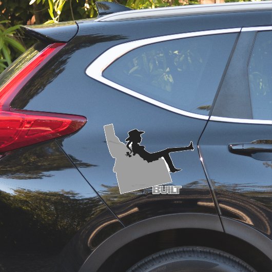 Idaho Cowgirl Sticker (Auto Zijkant)