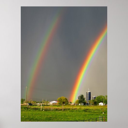 Idaho Double Rainbow Poster (Voorkant)