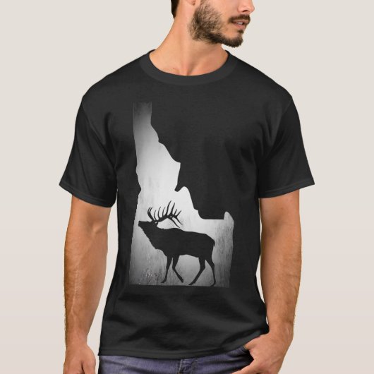 Idaho Elk Hunting T-shirt (Voorkant)