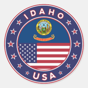 Idaho, États-Unis, Idaho autocollant