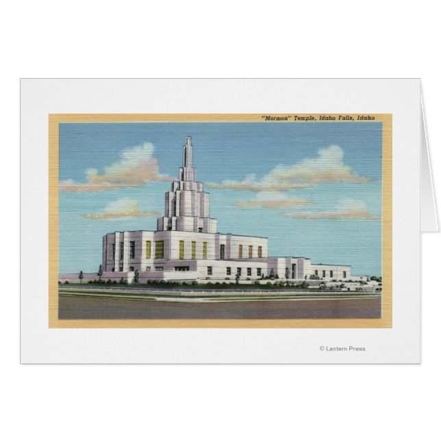 Idaho Falls, ID - Mormon Temple View (Devant horizontal)